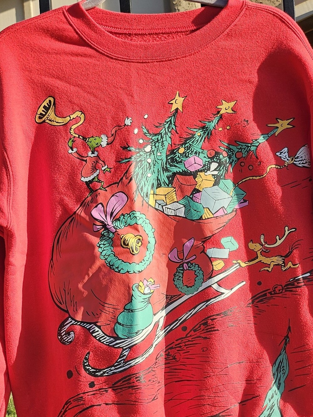 The Grinch Red Graphic Tee - Unbranded